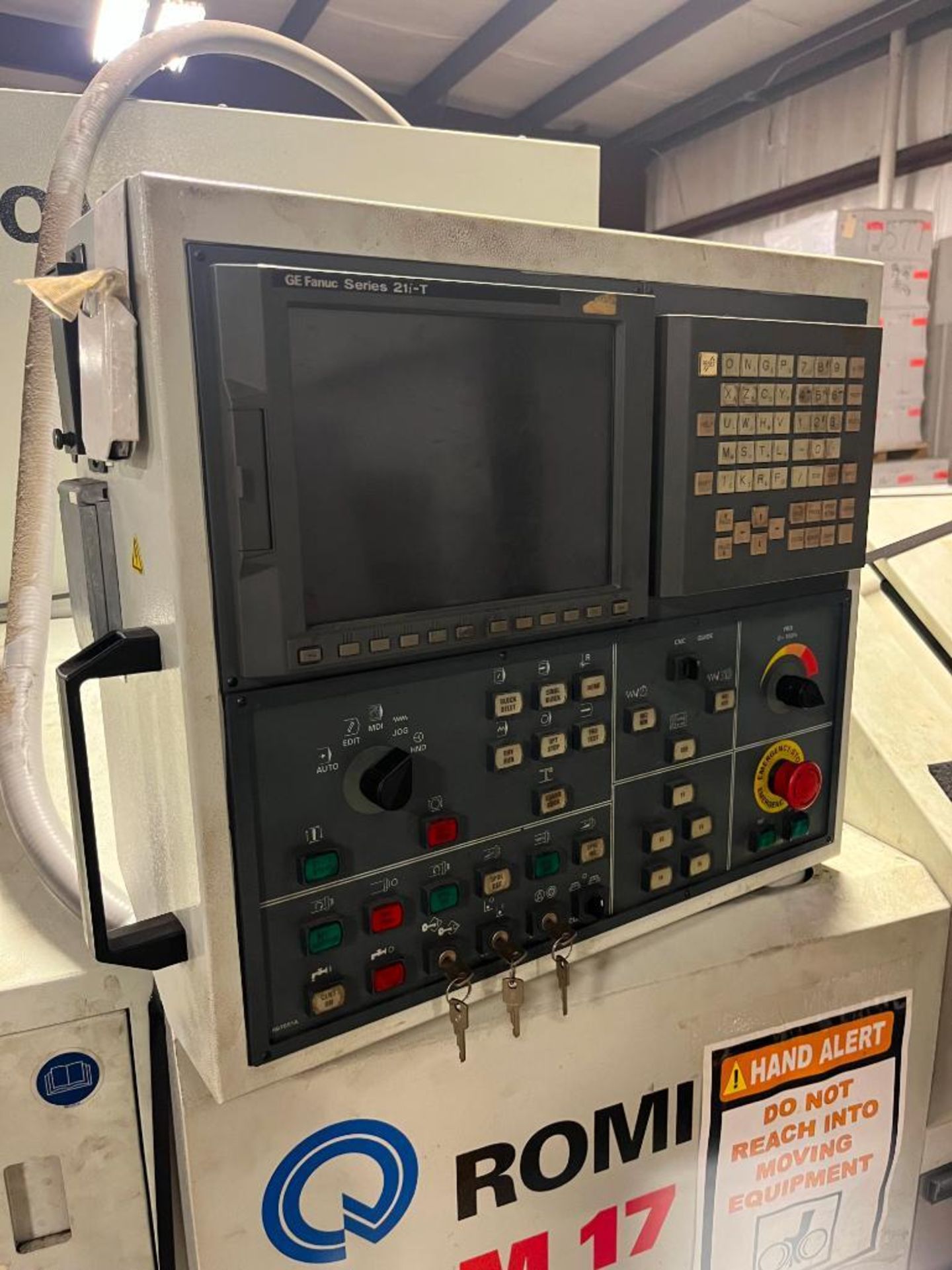 ROMI M17 CNC Lathe, S/N 002-084706-403, Diagram No. R 96993 B, 3-Phase, 230 Volt, 50/60 Hz - Image 8 of 8