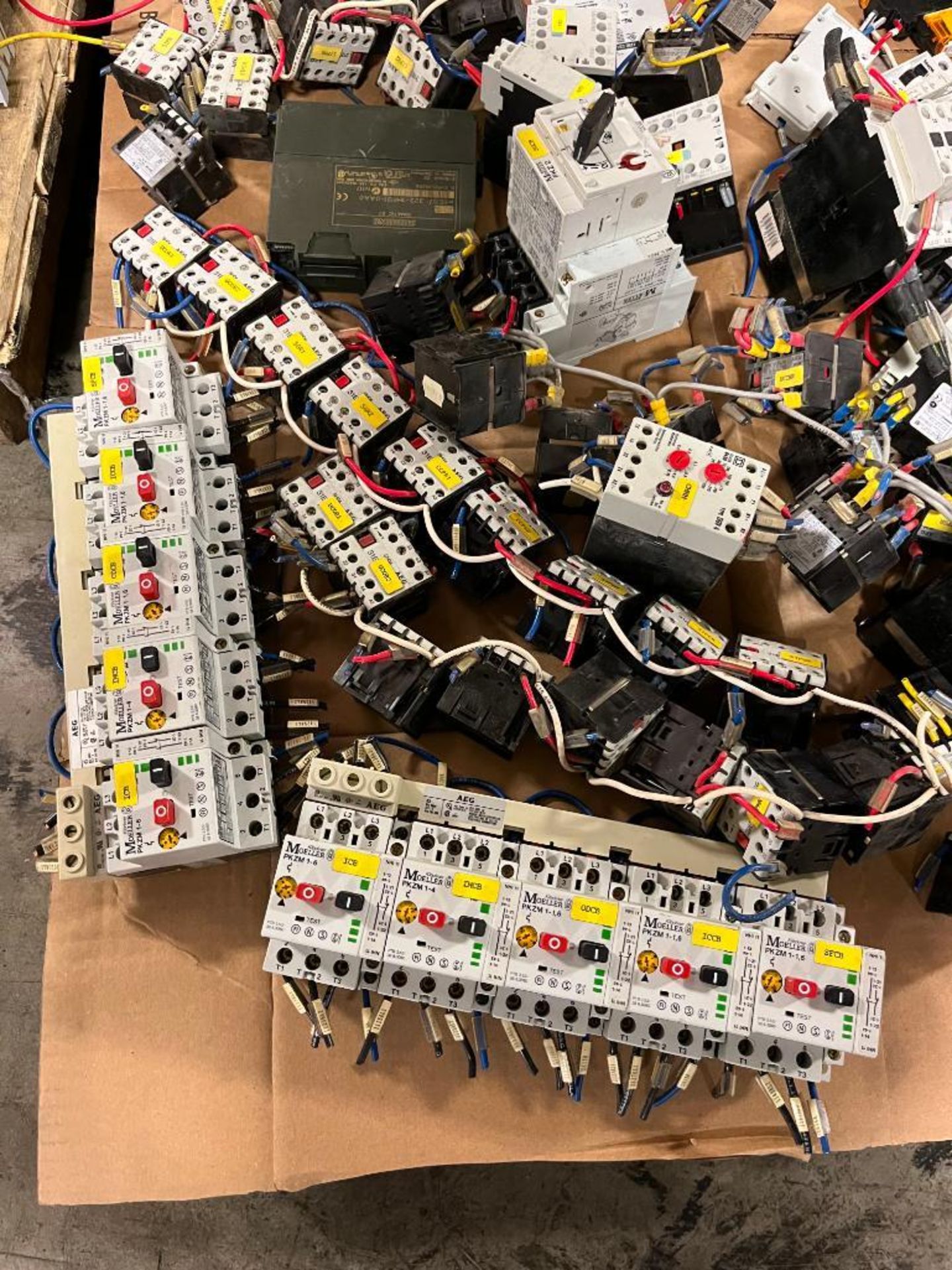 Skid Consisting of Klockner-Moeller, AEG Contactors, Allen-Bradley, Siemens, FAZ Switches - Image 2 of 6