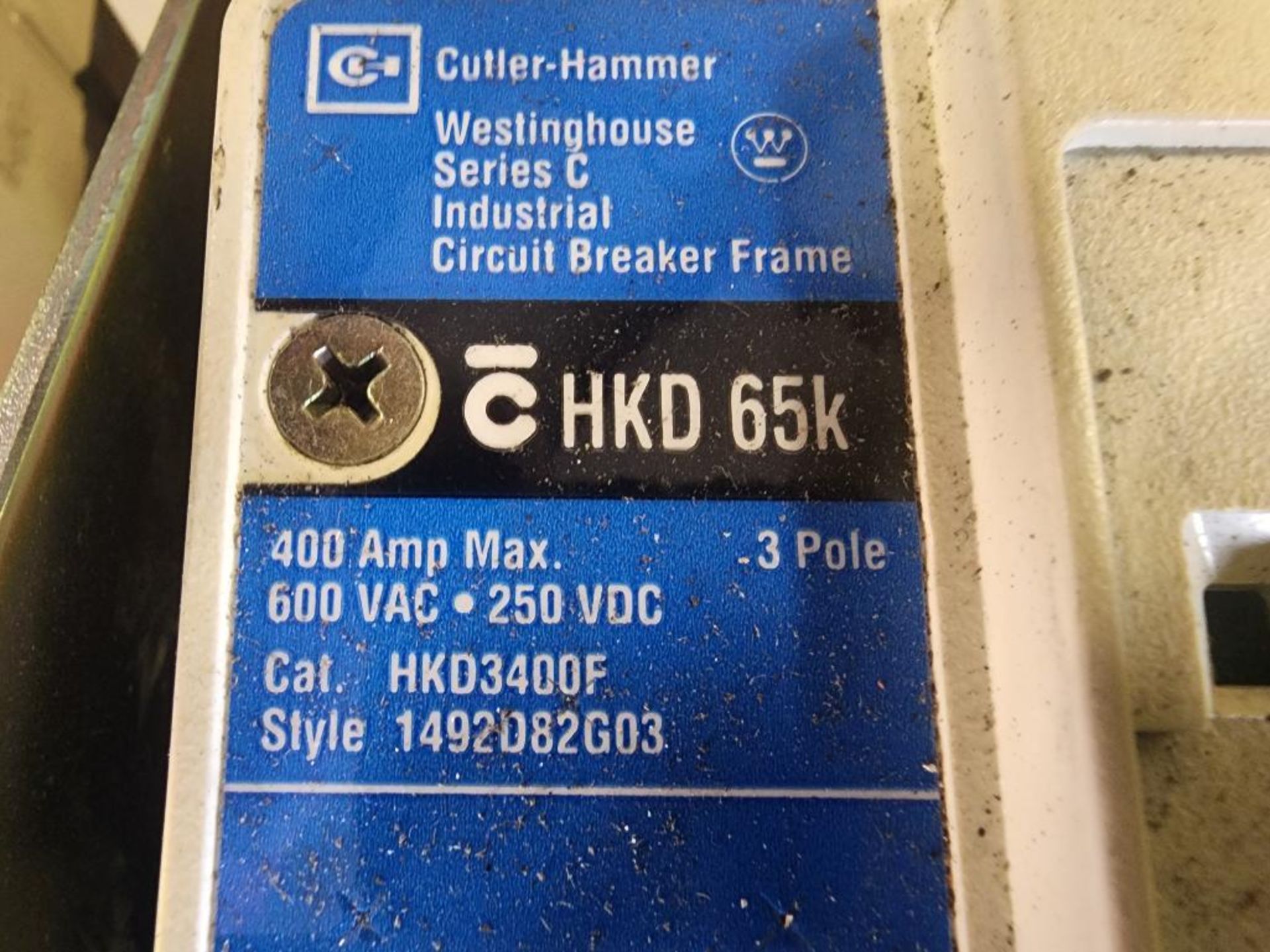 (7) Cutler Hammer Circuit Breakers; (6) HFD3150L 150 AMP Breakers & (1) HKD3400F 400 AMP Breaker - Image 2 of 4