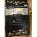 Square D 800A Circuit Breaker, MHL360008M, 600 VAC