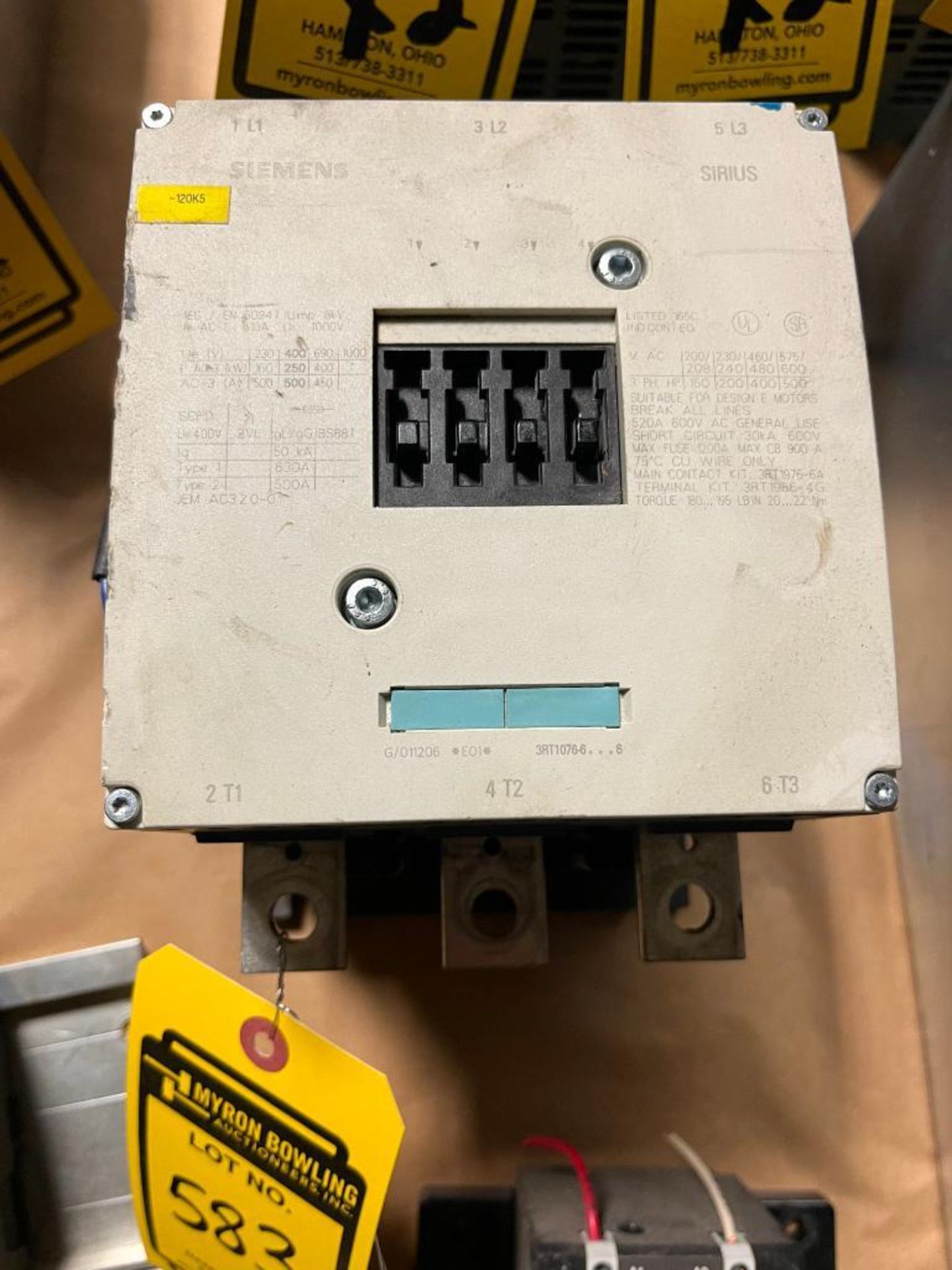 Siemens Sirius Contactor, 3-Pole - Bild 2 aus 2