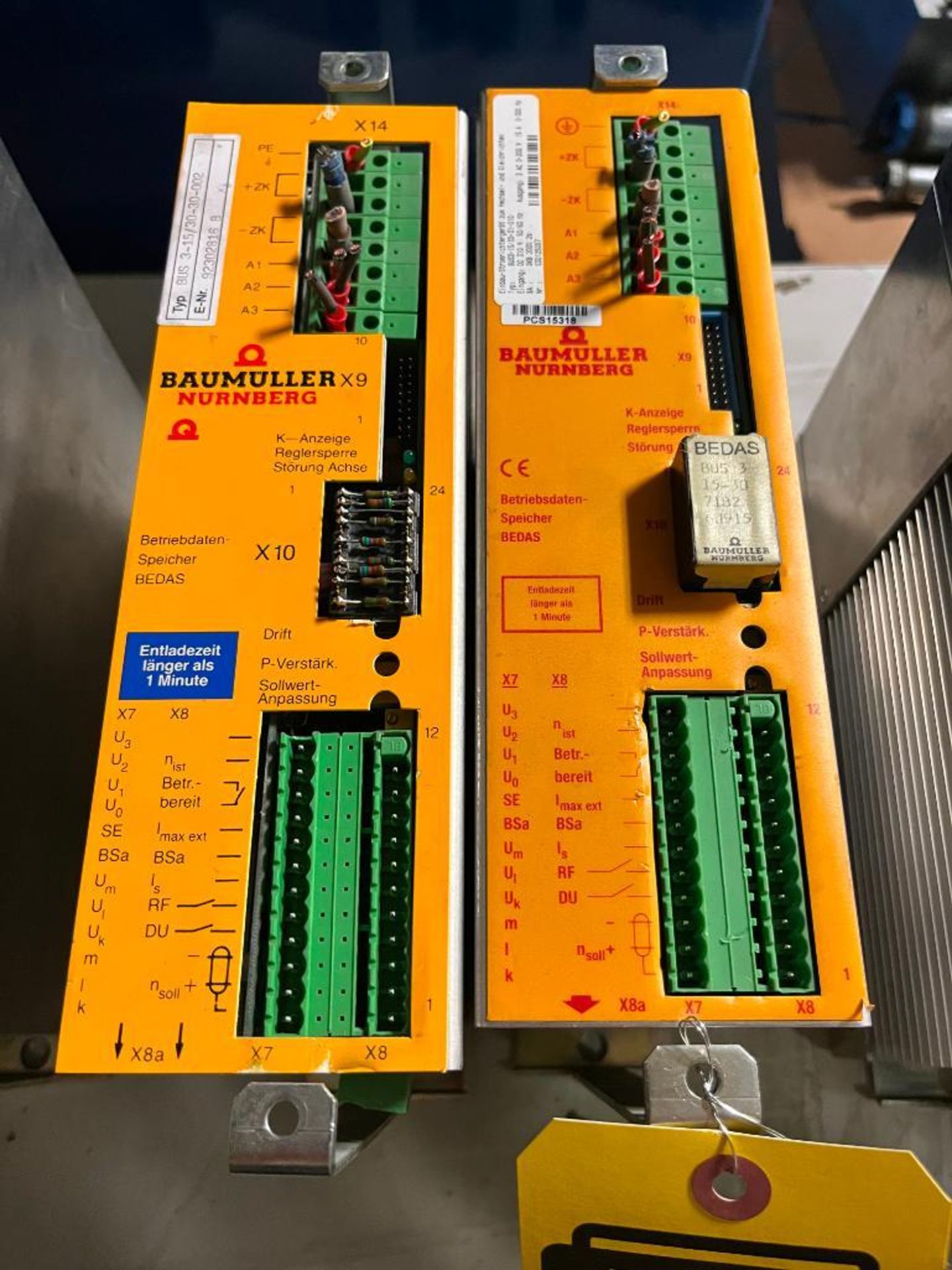 (2x) Baumuller Nurnberg Servo Drive - Image 2 of 3