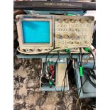 Tektronix 2445 Oscilloscope w/ Rolling Stand