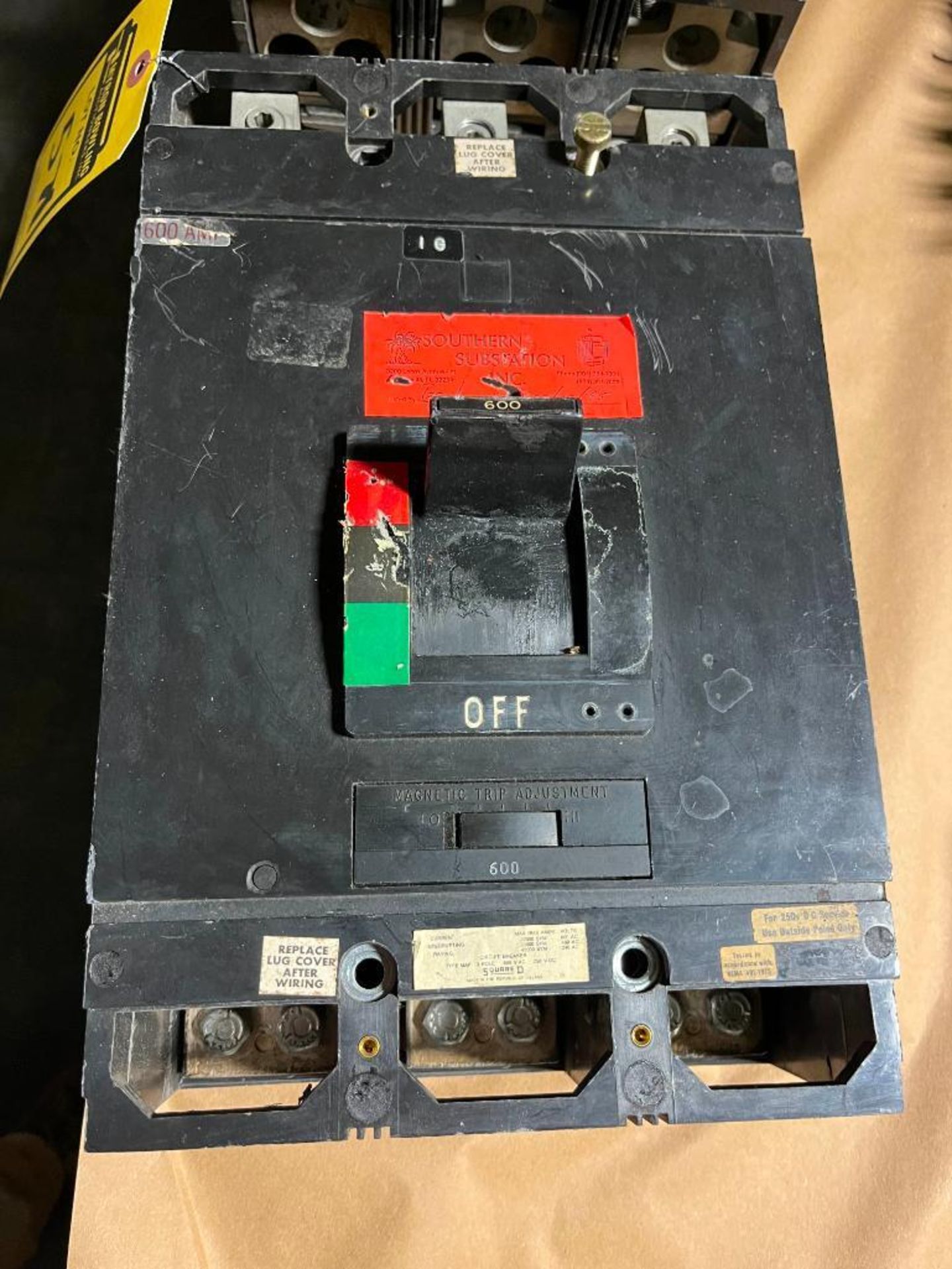 Square D Circuit Breaker, 3 Pole, Type MAF - Image 2 of 2