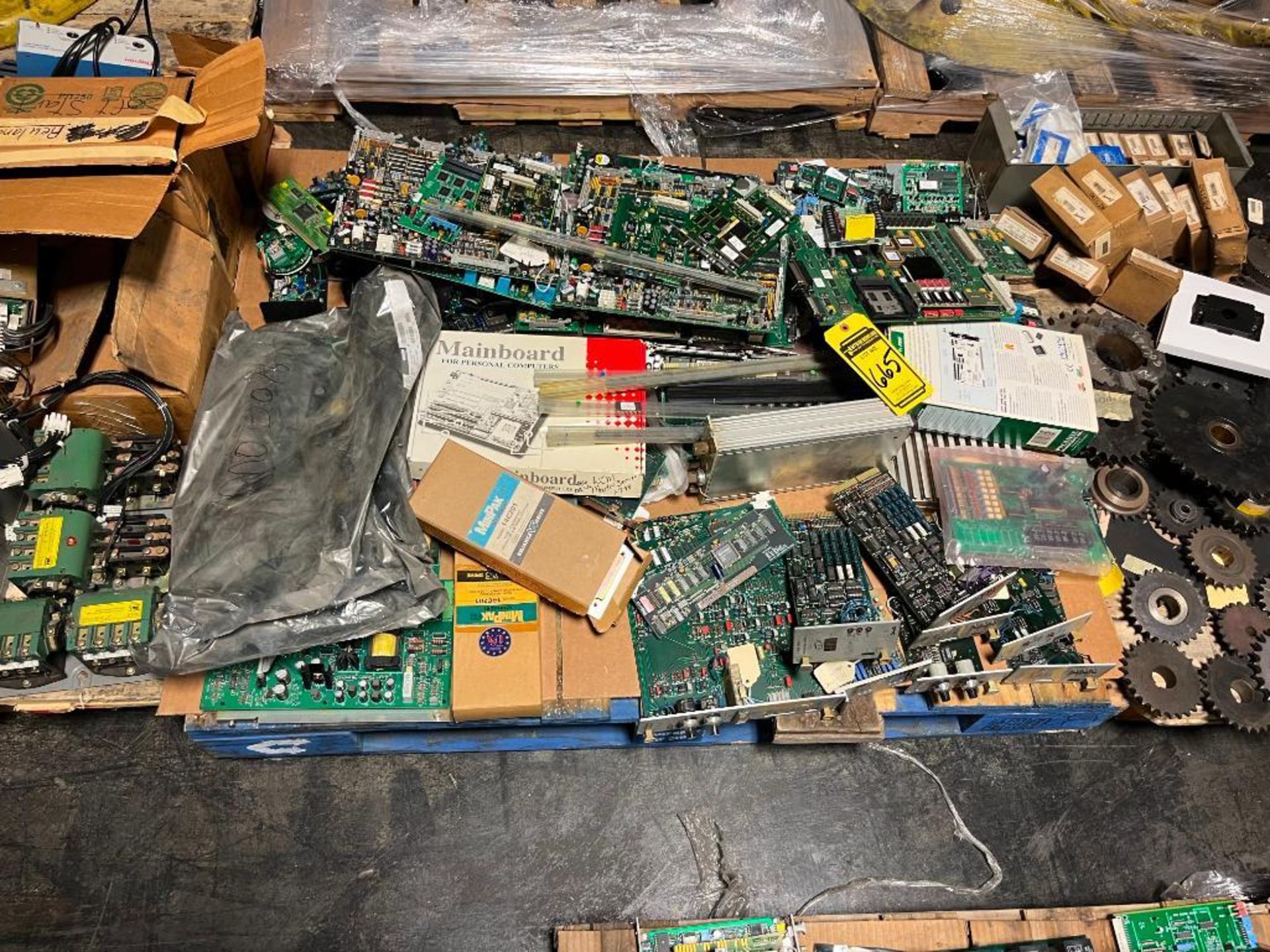 Pallet of Assorted Circuit Boards, Operator Control Stations