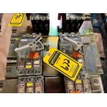 (2) Klockner-Moeller NZMH6-63 Circuit Breakers, 600 VAC, 60 Amps