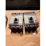 (2x) Square D Thermal Magnetic Circuit Breakers, Model FAL34100