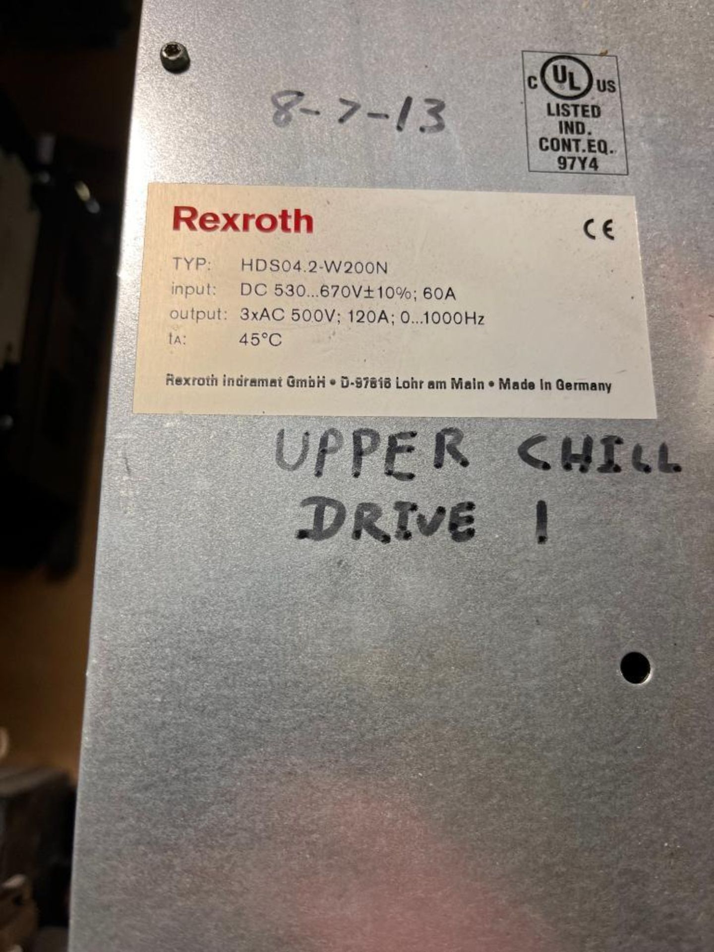 Rexroth Indramat Drive, Type: HDS04.2-W200N - Image 3 of 3