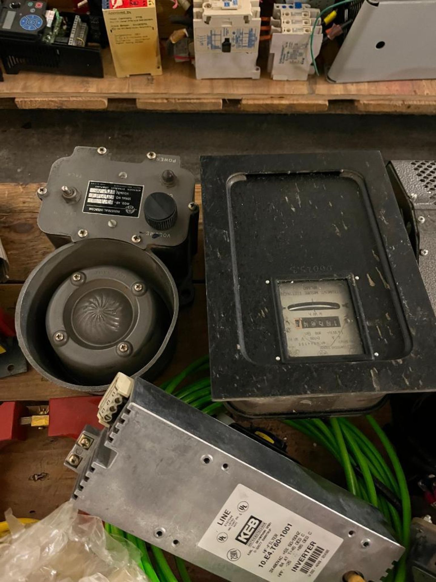 Skid Consisting of Assorted Control Panels, Light Fixtures, Industrial Intercoms - Image 8 of 11