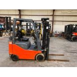 2013 Toyota 3,000-LB. Forklift, Model 8FGCU15, S/N 21428, Solid Treaded Front Tires, Cushion Rear Ti