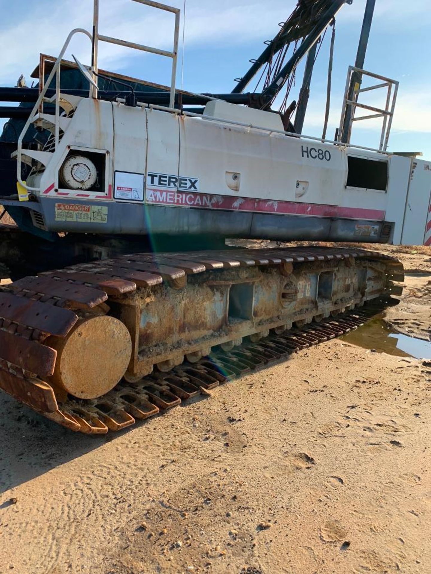 Terex HC 80 Drag Line Crane, S/N AC4079, Missing Section of Boom (Windshield Is Broken Out, Runs) (L - Image 4 of 31