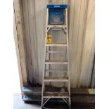 Werner 6' Aluminum Ladder, Wheelbarrow, & Shovel