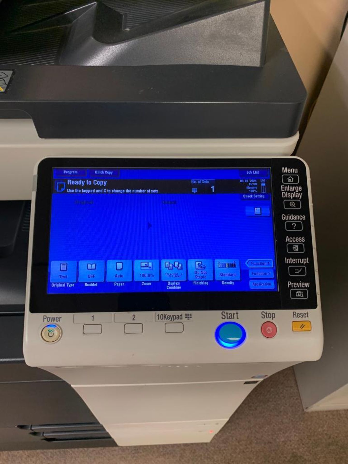 Konica Minolta Bizhub 364E All-In-One Office Printer - Image 2 of 2