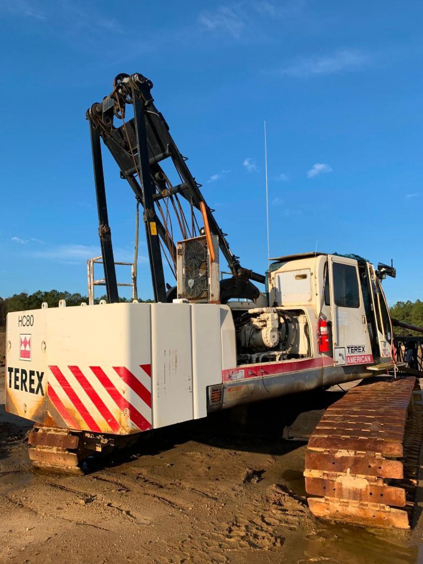 Terex HC 80 Drag Line Crane, S/N AC4079, Missing Section of Boom (Windshield Is Broken Out, Runs) (L - Image 20 of 31