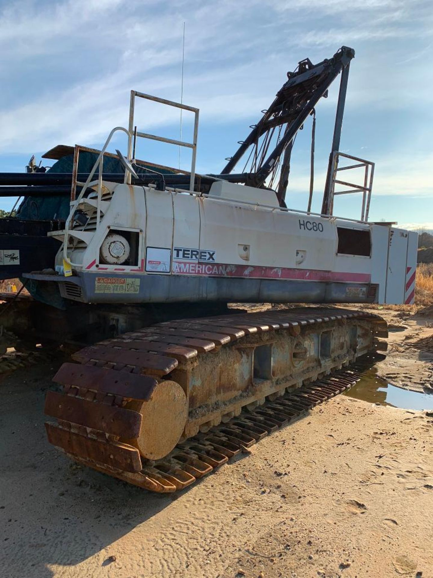 Terex HC 80 Drag Line Crane, S/N AC4079, Missing Section of Boom (Windshield Is Broken Out, Runs) (L - Image 11 of 31