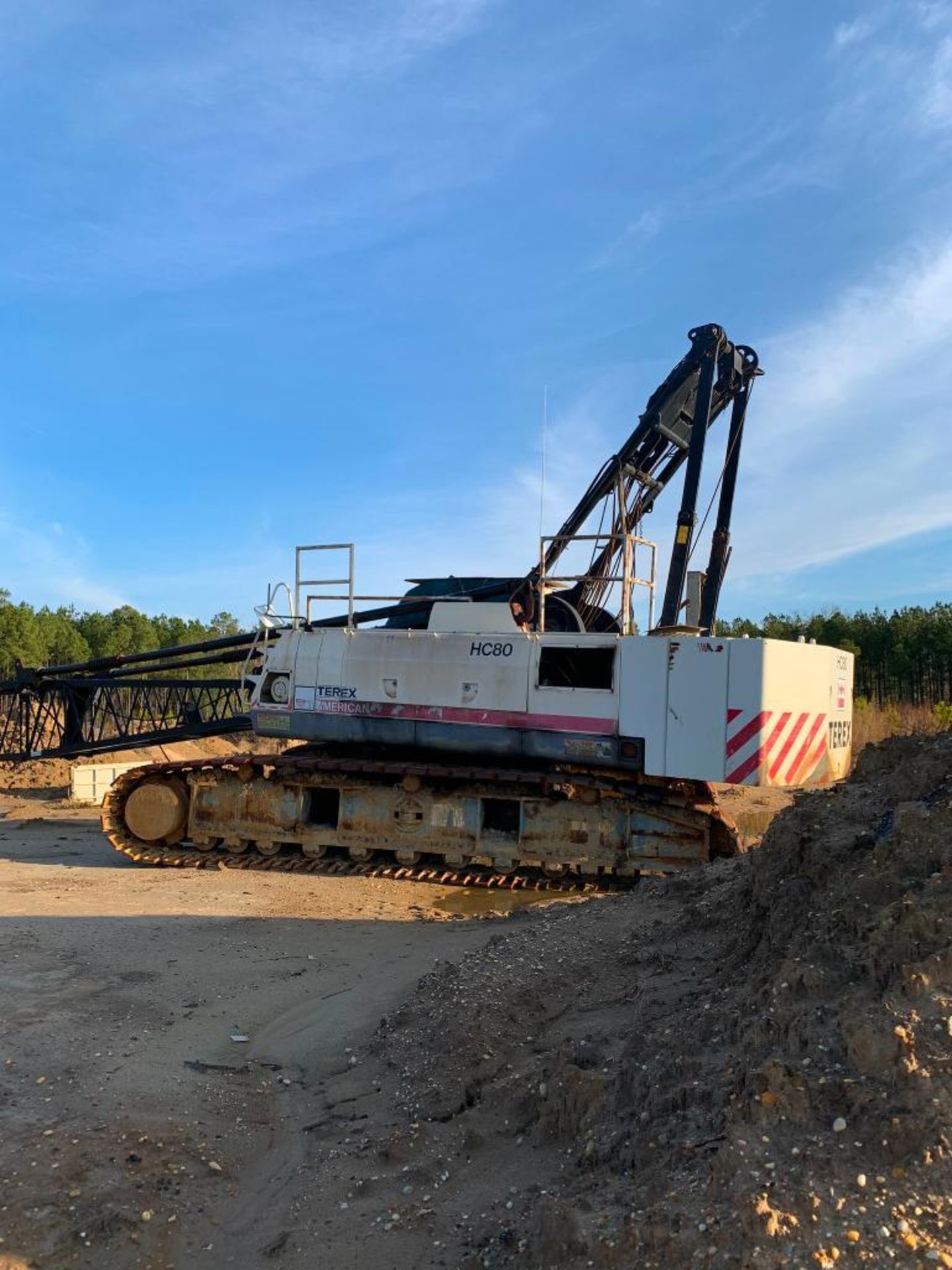 Terex HC 80 Drag Line Crane, S/N AC4079, Missing Section of Boom (Windshield Is Broken Out, Runs) (L - Image 2 of 31