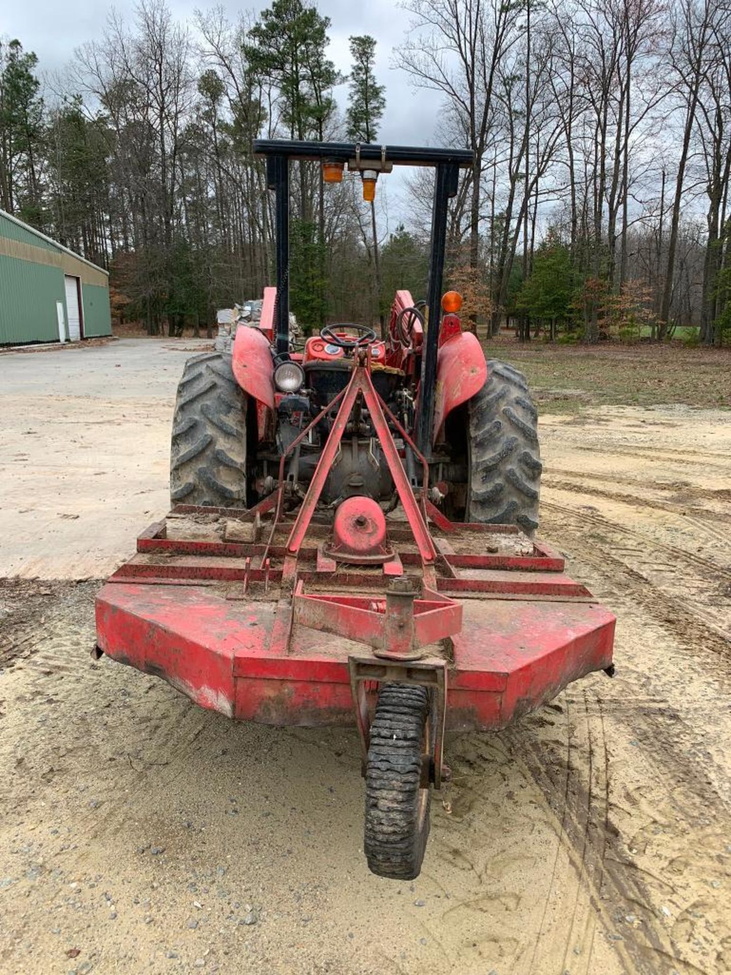 Massey Ferguson 240 Tractor, Model 240, 2 Wheel Drive, 6' Bucket, Bush Hog, S/N P45339, 625 Hours, R - Image 4 of 11