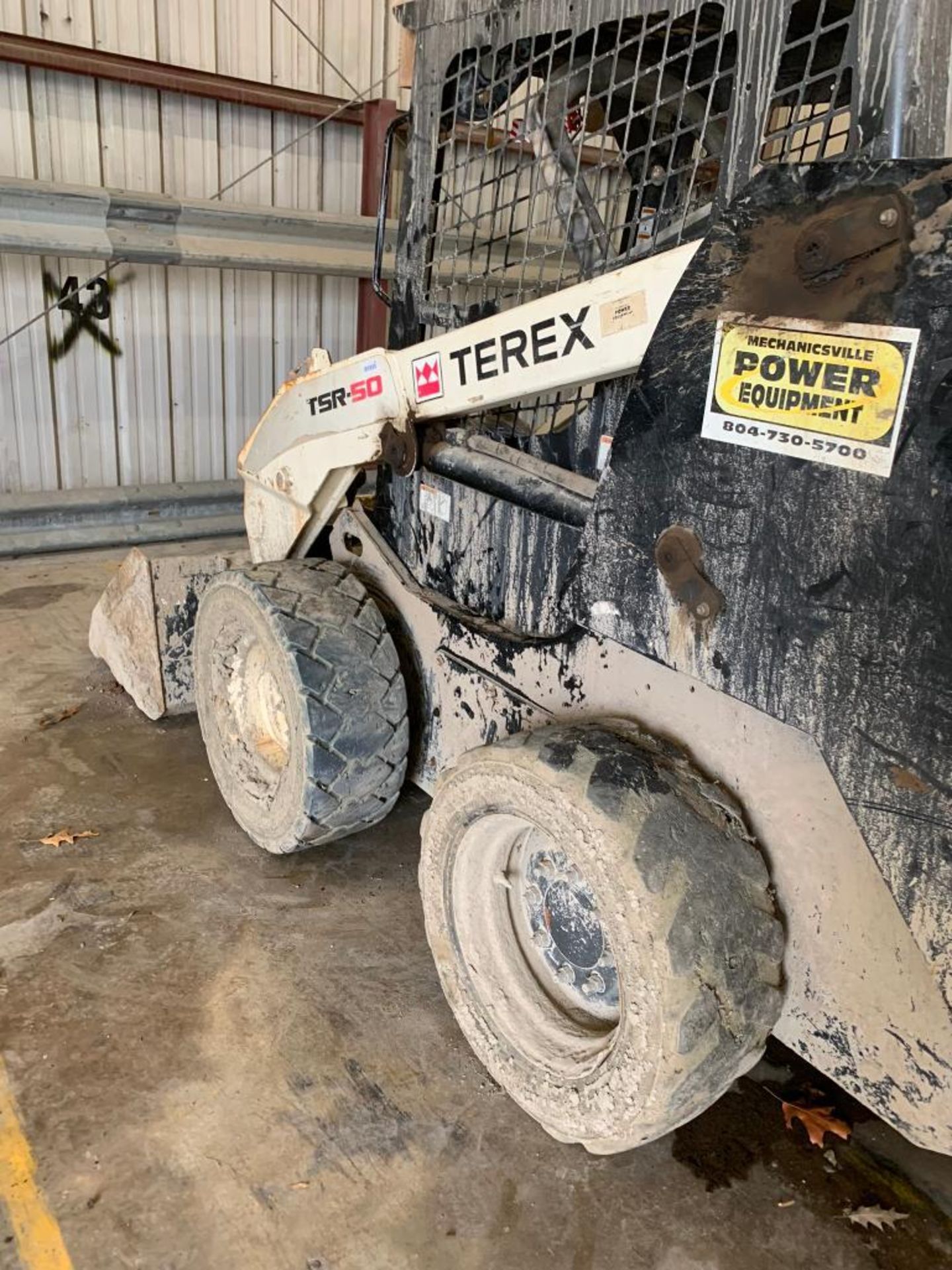 2011 Terex TSR-50 Skid Steer, 60" Bucket, Runs but Needs Engine Repairs, 2,244 Hours - Image 8 of 9