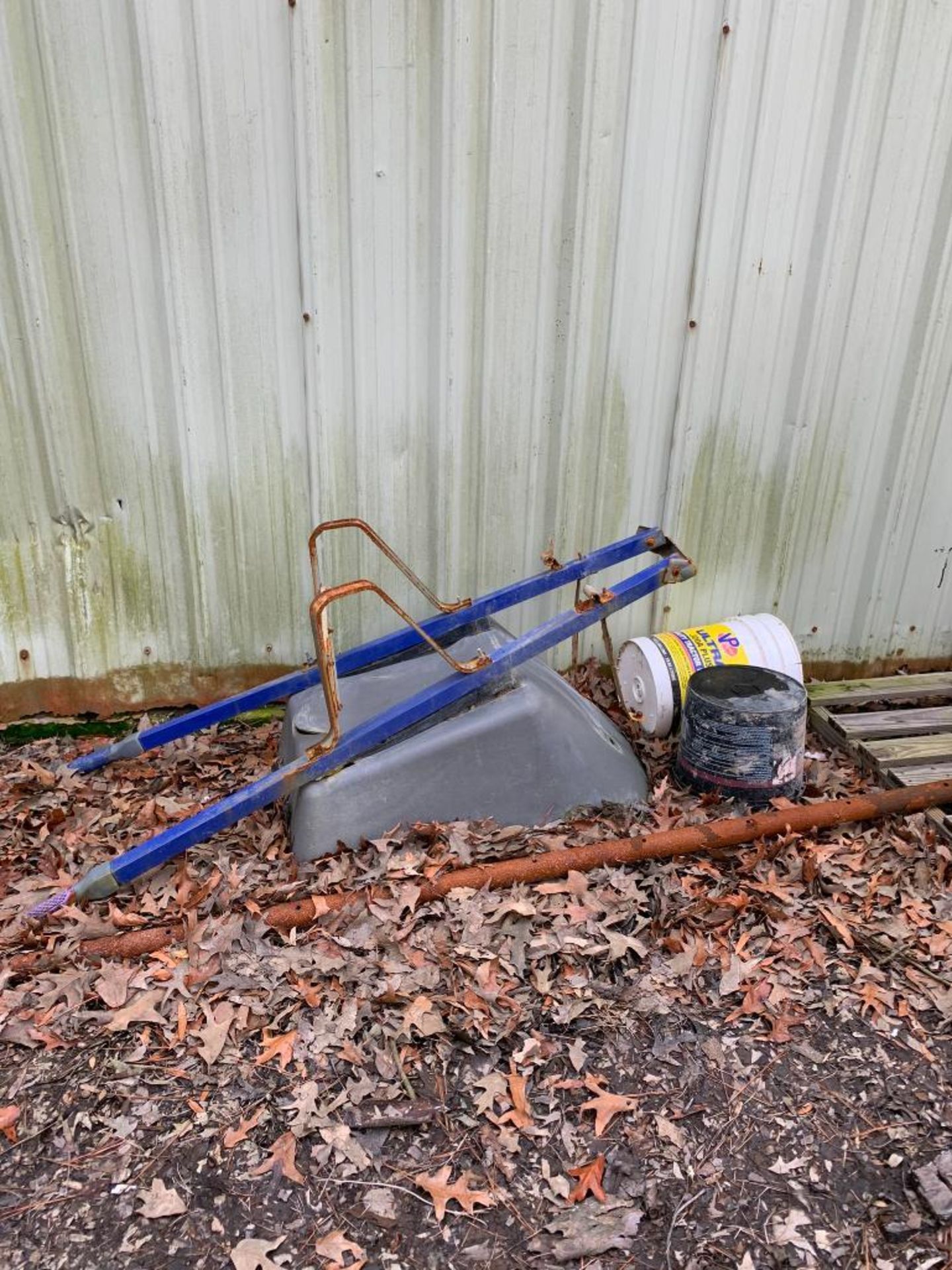 (2x) Steel Stock Racks w/ Content & Assorted Scrap Content Around Mechanics Garage - Image 8 of 10