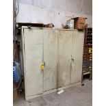 (4) 2-Door Cabinets w/ Content, Becker Vacuum Pump
