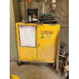 Eagle 30-Gallon Flammable Liquids Storage Cabinet, 2-Door Cabinet, File Cabinet & Table w/ Content