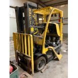 Hyster 5,000 LB. Capacity Forklift, Lpg, 3-Stage Mast, 188" Max. Load Ht., Solid Tires, Accu-Tilt Fo