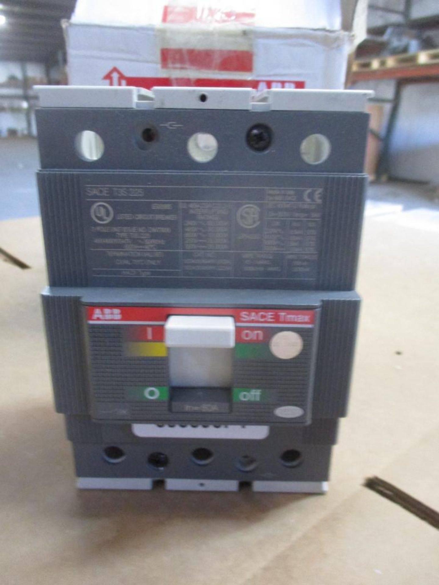 ABB 60 AMP Circuit Breaker, SACE TMAX T3 S 225, 3-Pole (New in Box)