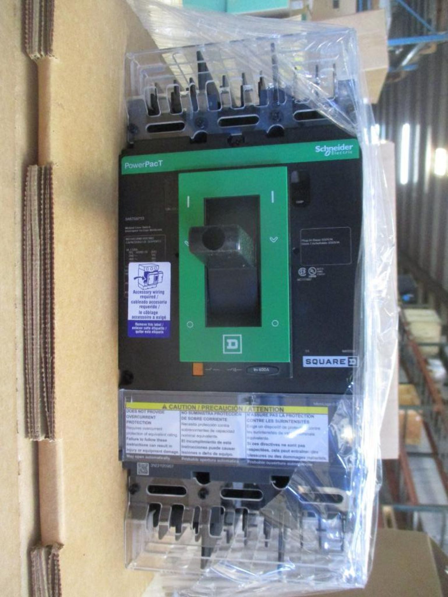 Square D 600 AMP Circuit Breaker, 548755P33, 3P, 600A, 600 VAC, PowerPacT (New in Box)