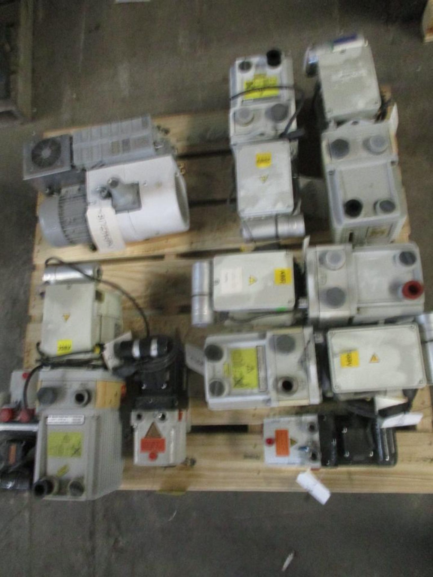 Vacuum Pumps; (4) Edwards E1M18, (1) E2M18, Pfeiffer DV03, DV02.5, DV02, Agilent MS40-S