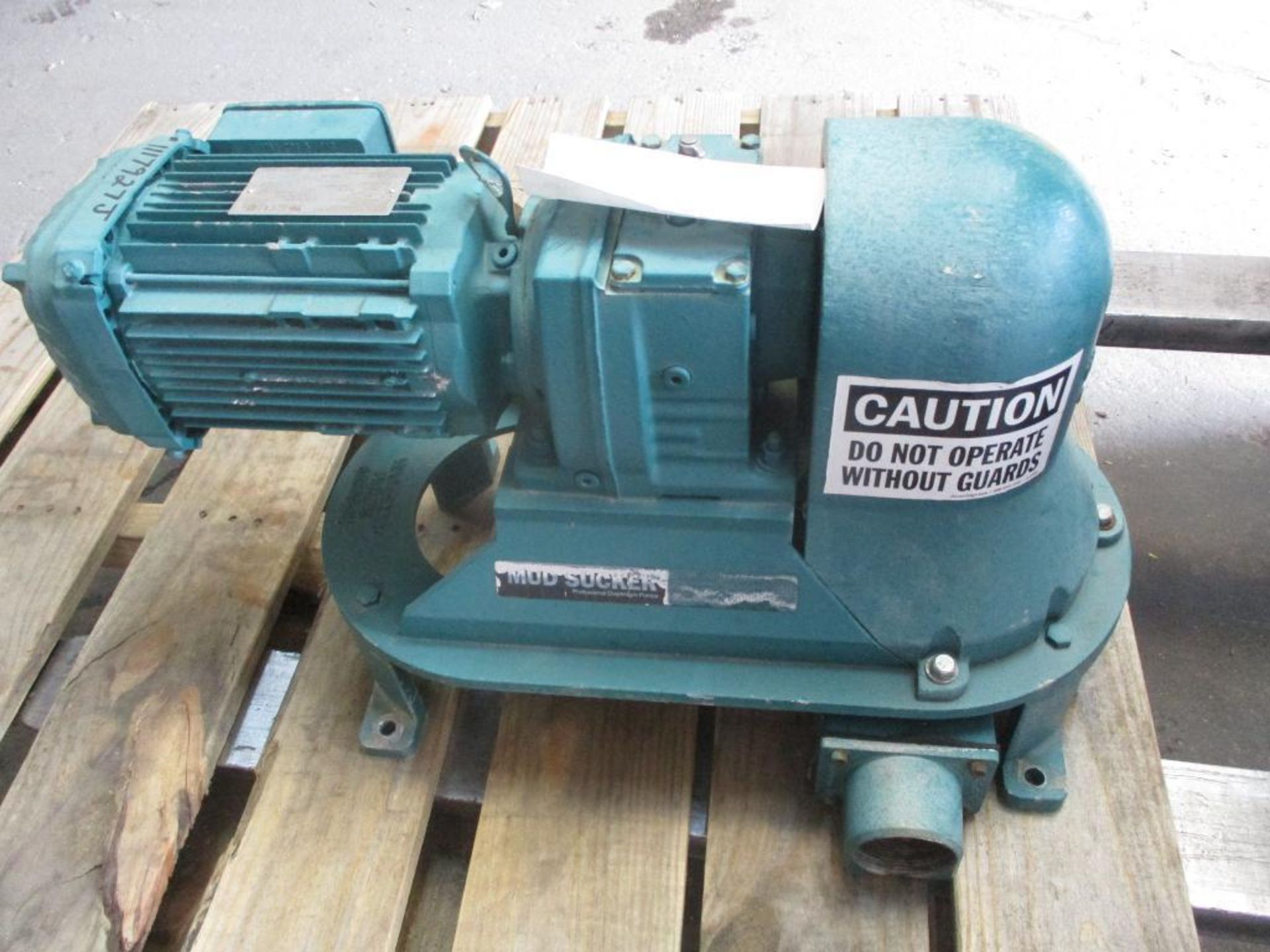 Wastecorp 2" Mudsucker Diaphragm Pump, Model 2FA-EC, 1HP Motor (Used)