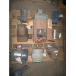 (9) Motors; Leeson 3 HP, Marathon 1 HP, Siemens 3 HP, Sew-Eurodrive 1 HP (New & Used)