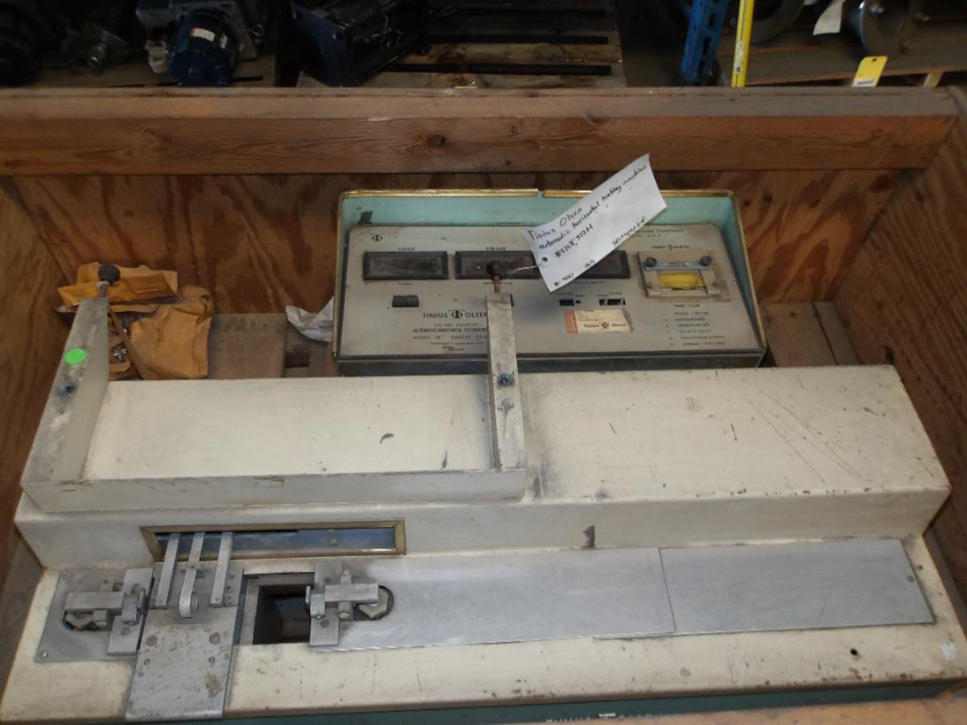 Tinius Olsen Auto Horizontal Testing Machine (Used)