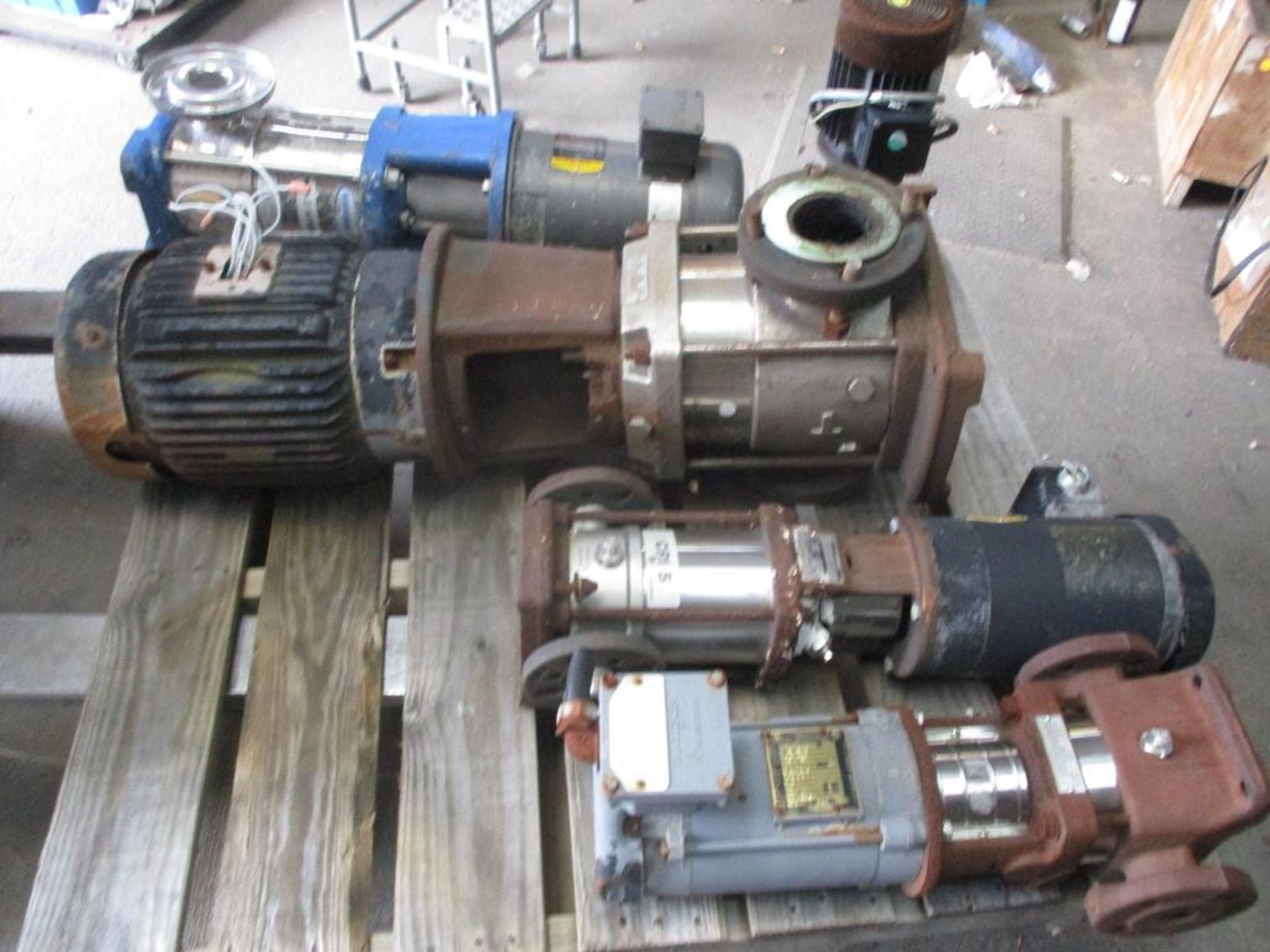 (Used) Berkley 3HP 2" Stainless Pump, Grundfos CRN45, 7-1/2HP, 3" Pump, Grundfos CR4-10, .37KW, 1-1/ - Image 2 of 4