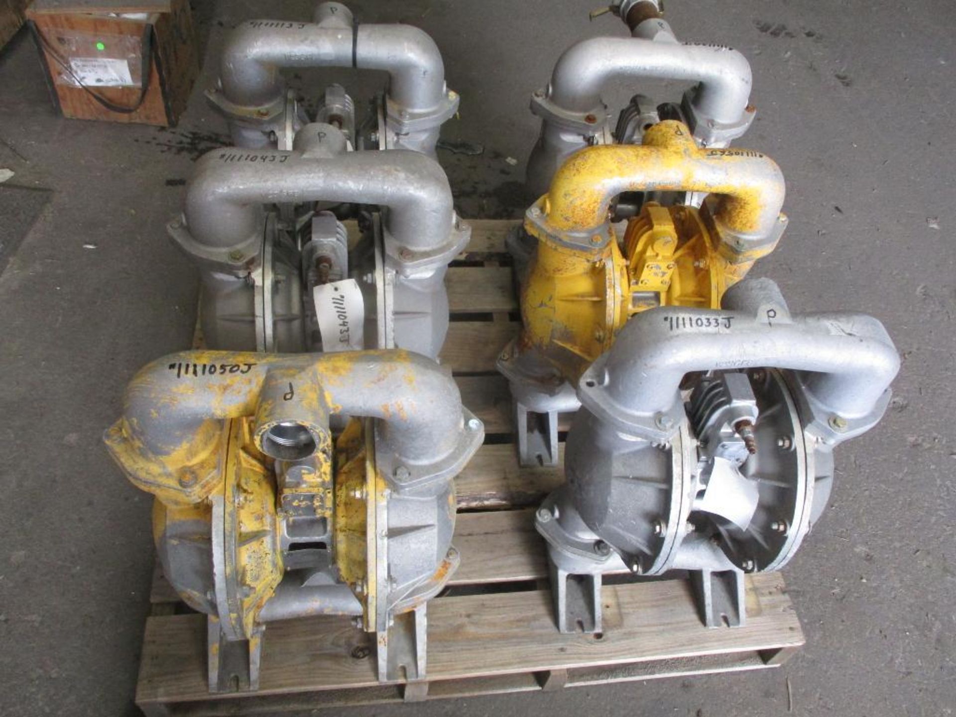 (6) Versa-Matic 2" Stainless Diaphragm Pumps (Used)