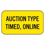This is a timed online auction.