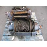 (2) DP 20,000 LB. Hydraulic Winches (Used)