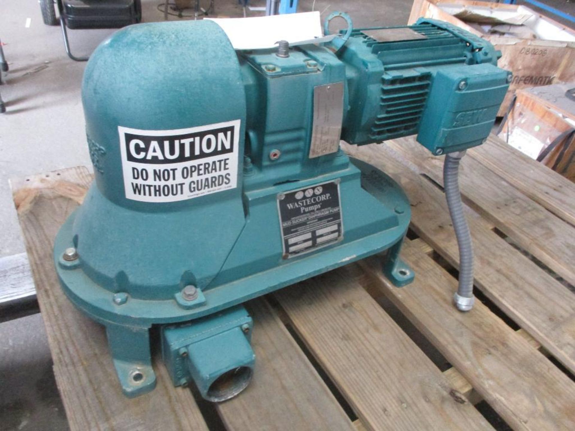 Wastecorp 2" Mudsucker Diaphragm Pump, Model 2FA-EC, 1HP Motor (Used) - Image 4 of 4