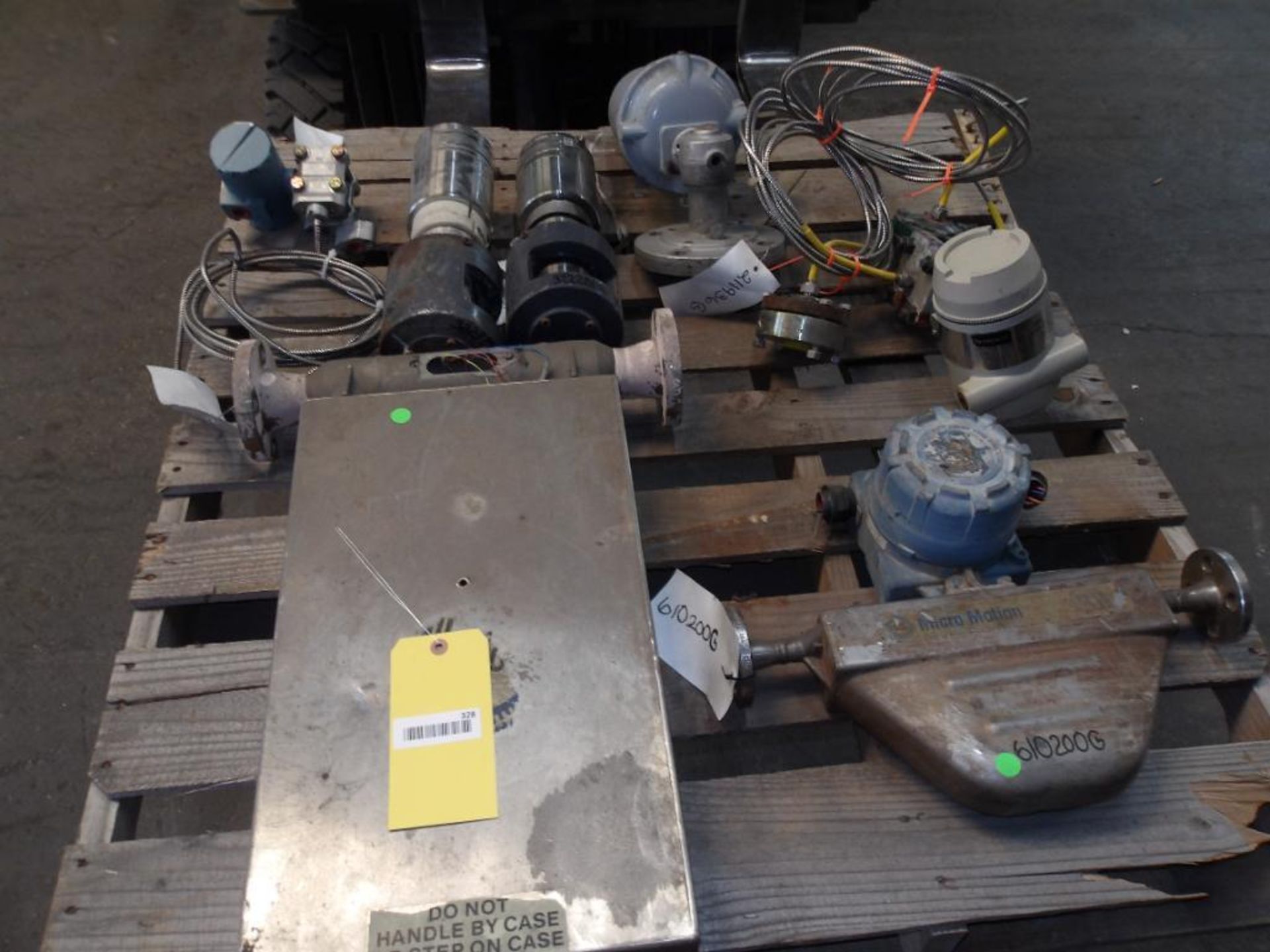 (7) Transmitters & Mass Flow Sensors; Micro Motion, Honeywell, Berthold, Foxboro (Used)