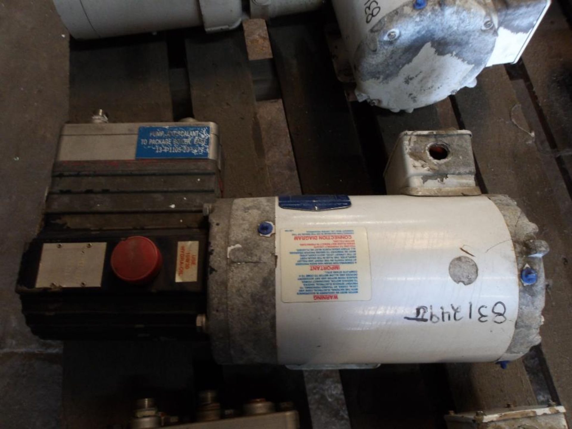 (7) Hydrocells Pumps & Motors, 3/4 HP, Part No. M03GA8GCCECA (Used) - Image 2 of 3