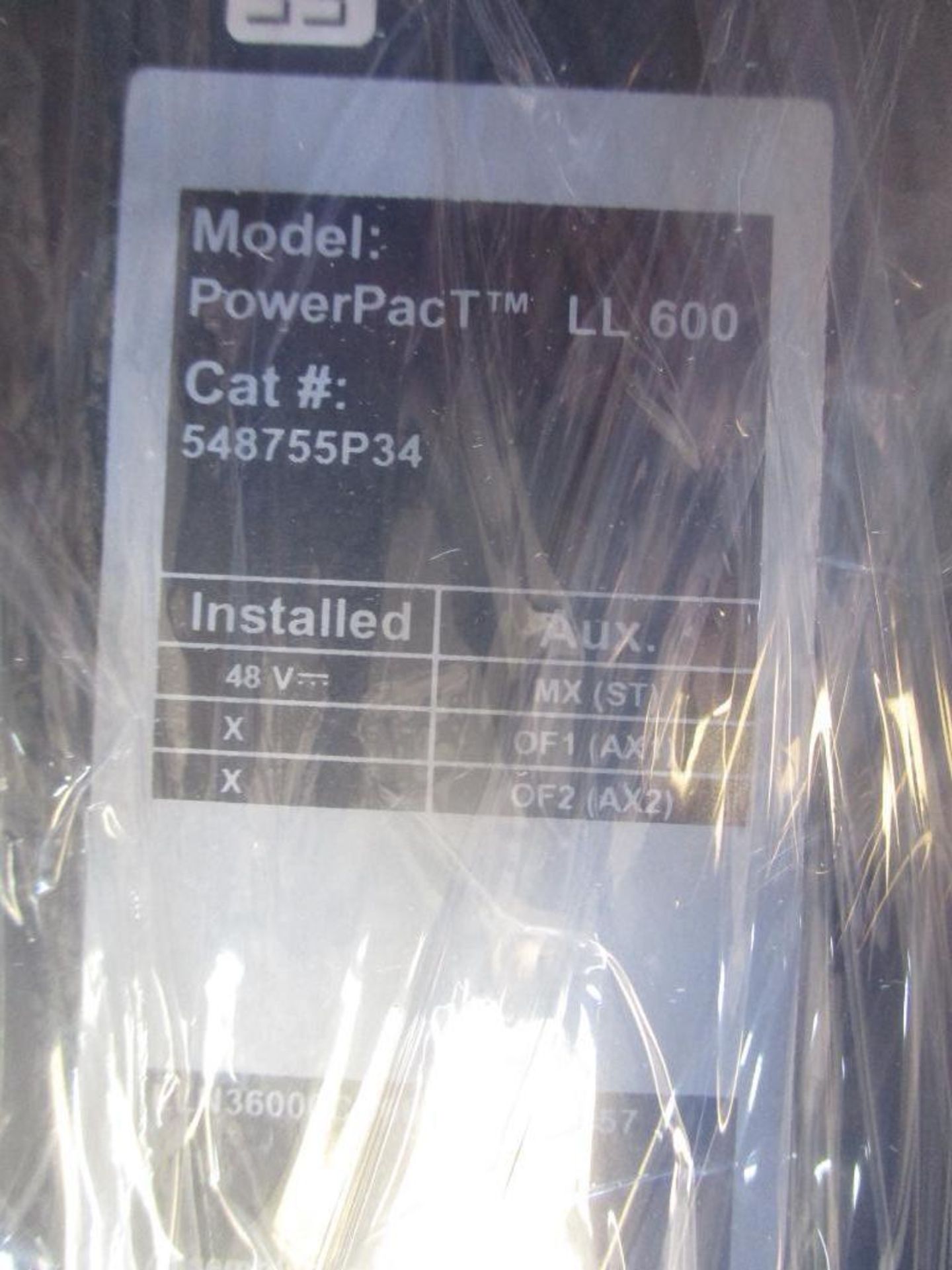 Square D 600 AMP Circuit Breaker, 548755P34, 600A, 3P, 600VAC, PowerPacT (New in Box) - Image 3 of 4