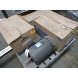 (4) (New) Weg Motors; (2) 7-1/2 HP, (2) 3 HP