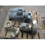 Gearmotors; Sew Eurodrive 5 HP Snuggler, Dodge, 3/4 HP, Ratio: 25.6, MS Motor, & (1) Unknown