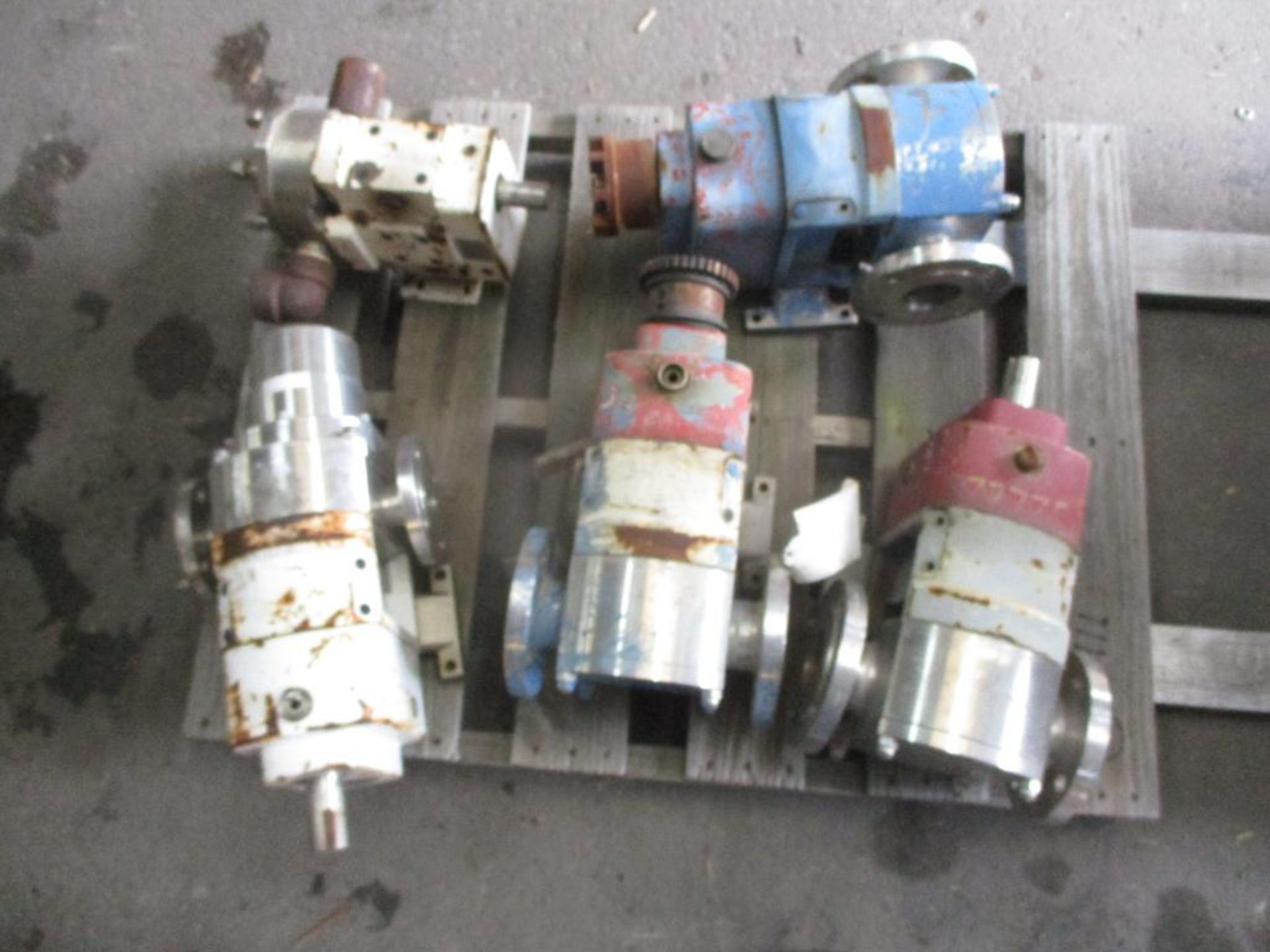 (3) Wright 3" Stainless Rotary Lobe Pumps, (1) Wright 1-1/2", (1) Wright 2" (Used)