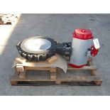 Bray 20" WCB Butterfly Valve & Actuator, Class 150#, Model 412000-11001466 (New)