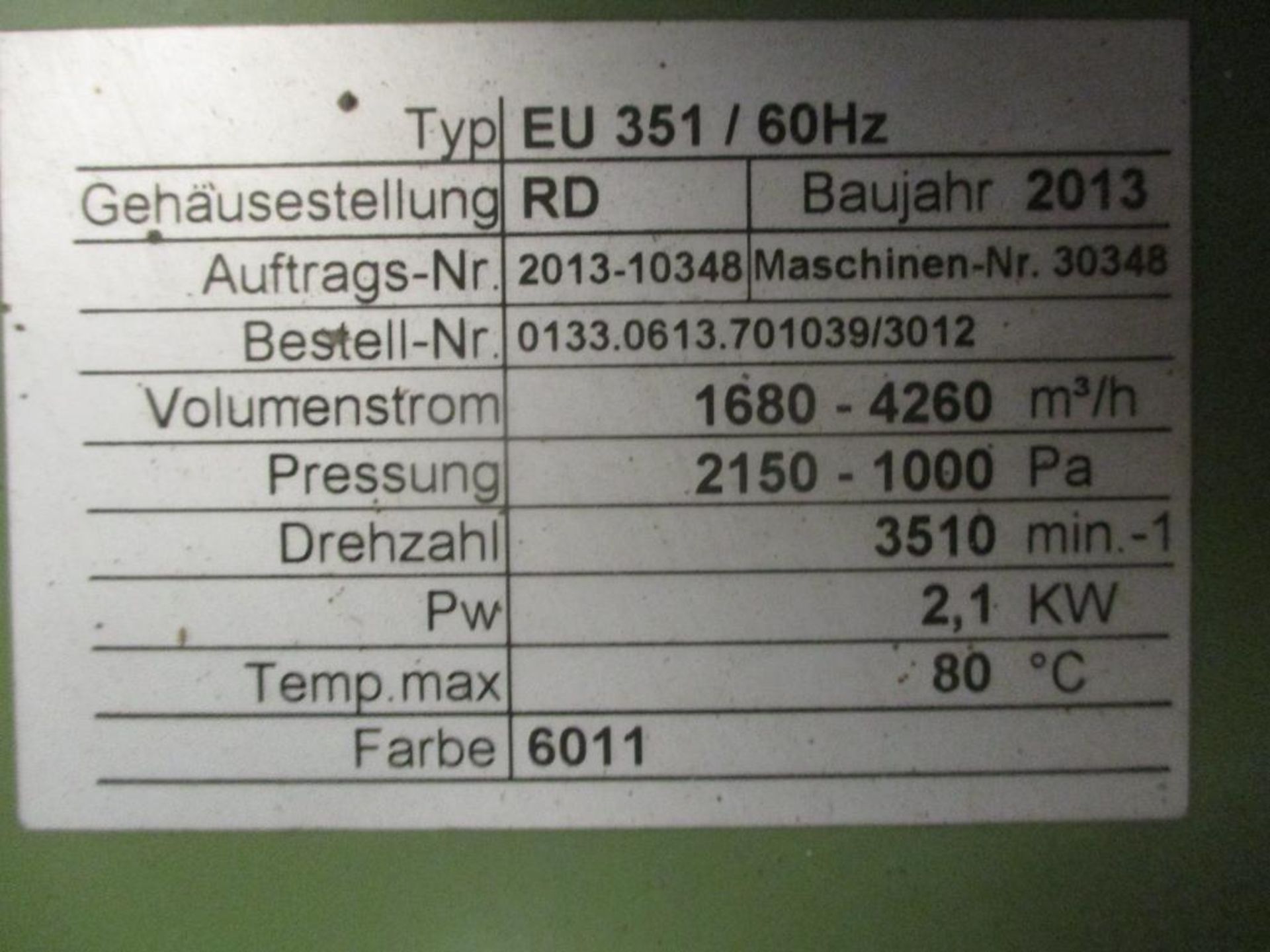 8" Blower w/ Siemens 2.2 KW Motor - Image 4 of 4