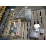 (New) Westinghouse 5HP/184T/230/460V/3480/3PH, (New) Magnetek 7-1/2HP, (Used) GE 25HP Vertical Mount