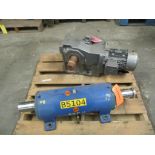 Nord 3 HP Gear Motor, Ratio: 117.79/1, SKF Bearing Unit Housing