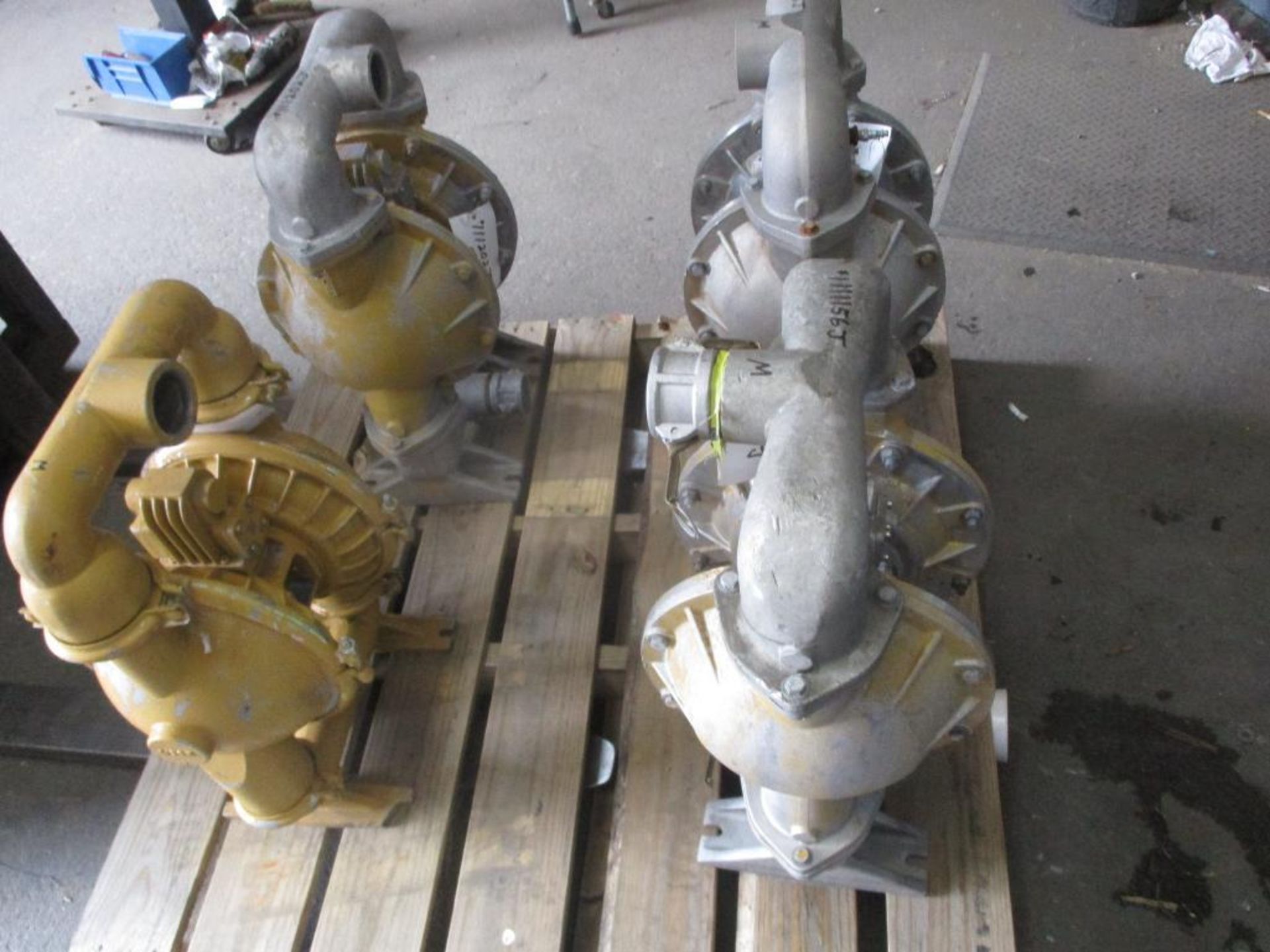 (4) Vera-matic 2" Stainless Diaphragm Pumps (Used, Tested Good w/ Air) - Image 4 of 4