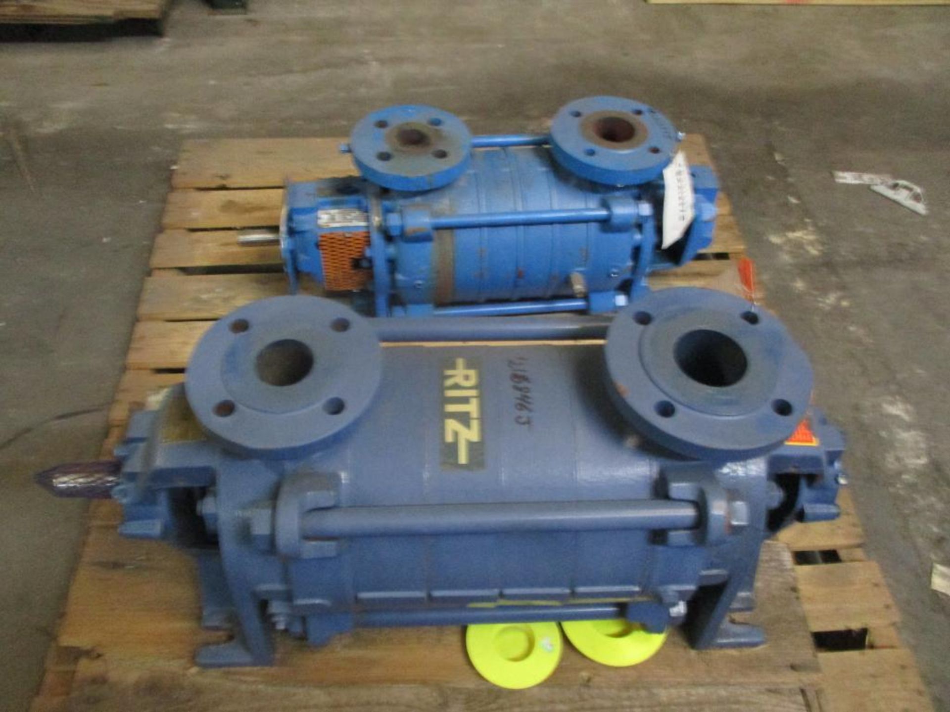 (2) Multi-Stage Pumps; (1) Gould 3355 1.5 x 2.5 x 7A, (1) Ritz 4550/5/A 2 x 2.5