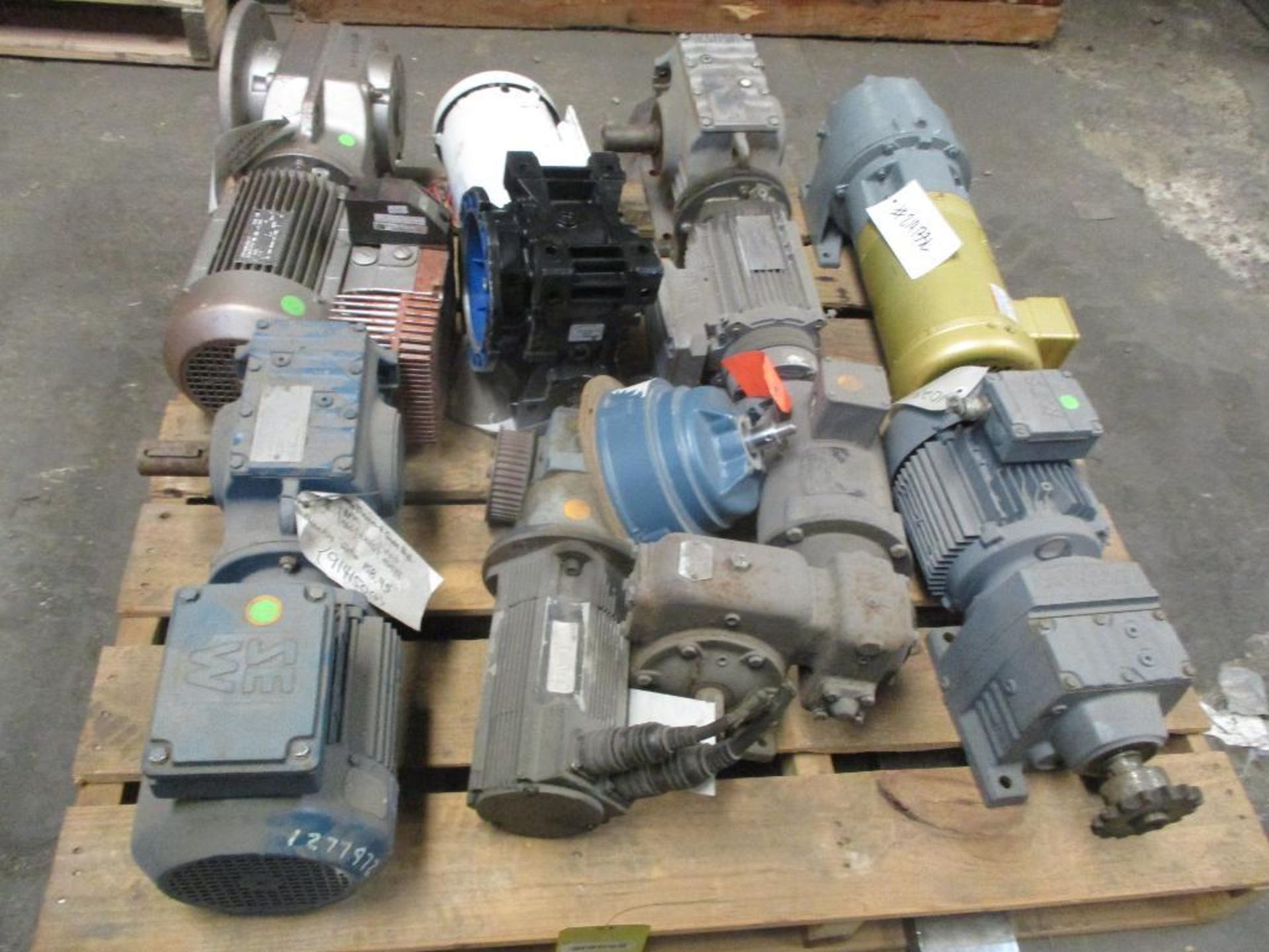 (9) Assorted Gear Motors; Sew Eurodrive 1 HP, 3 HP, 2 HP, Dodge 2 HP, & More - Image 3 of 4